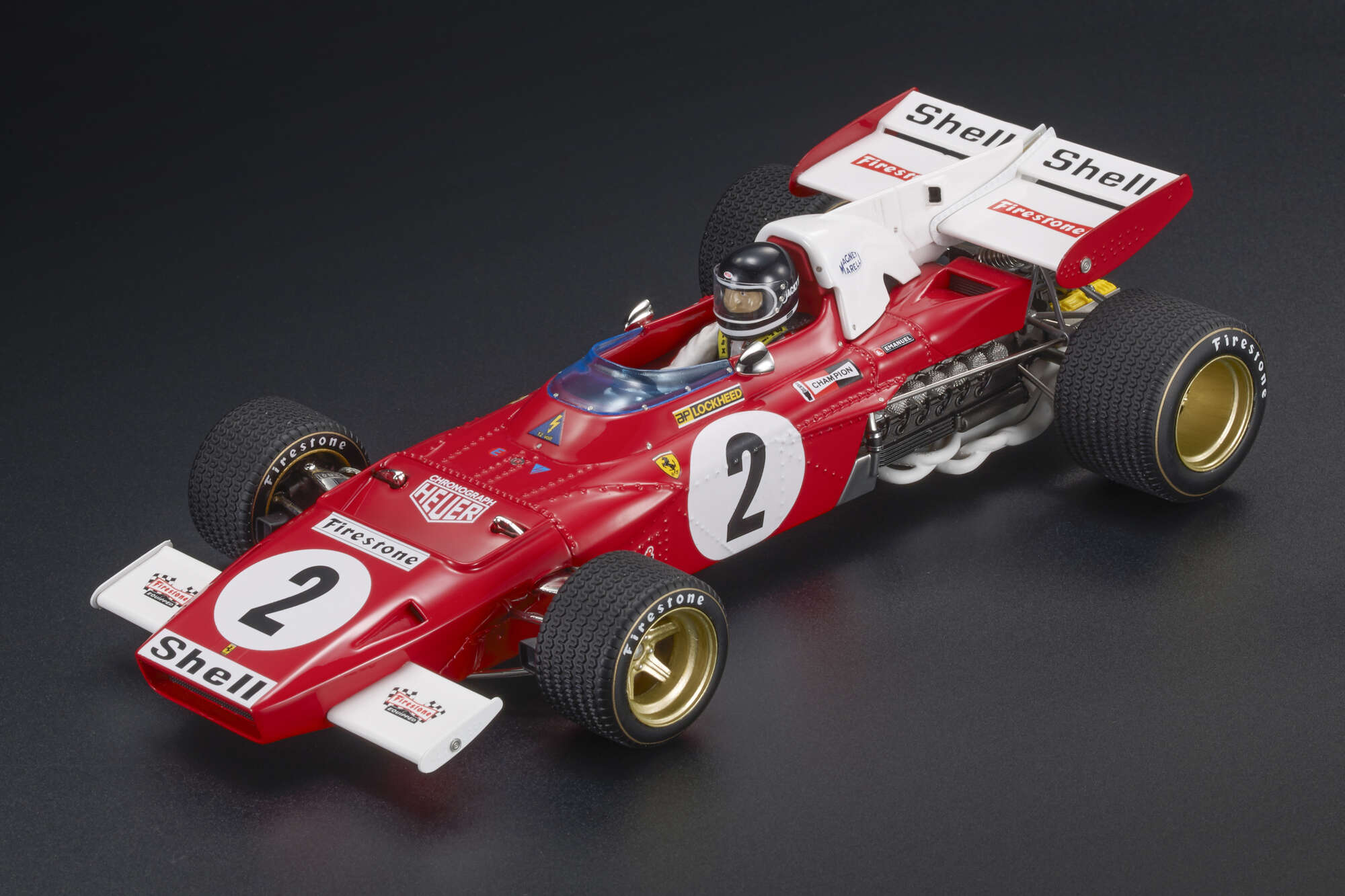 Ferrari 312 B2 (1971) - GP171AWD Jacky Ickx - Pole position