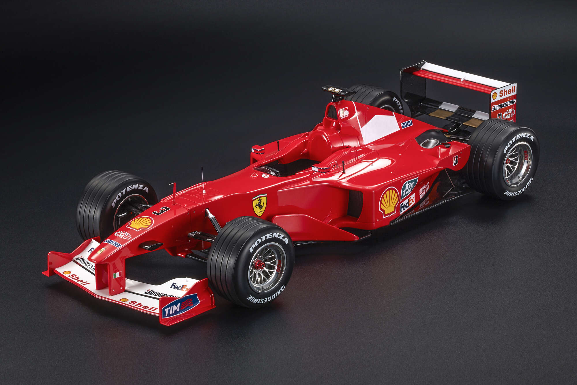 郵送買取 新品5台以上送料無料キャンペーン中！！  F1-2000 Ferrari 1:12 Schumacher Michael nr.3 GPMZ1203- フォーミュラ