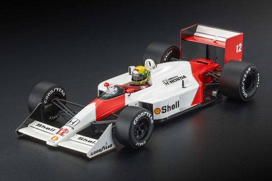 McLaren MP4/4 n°12 (1988) 1:18 - Ayrton Senna - Pole Position Monaco GP  - With Driver - Arms Crossed While Driving - GPWC005 - GP Replicas