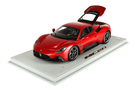 MASERATI MC20 DIECAST FULL OPEN ROSSO VINCENTE METALLIZATO - CONFEZIONE CON VETRINA INCLUSA 1:18 - BBR Models - HE180051CDIE