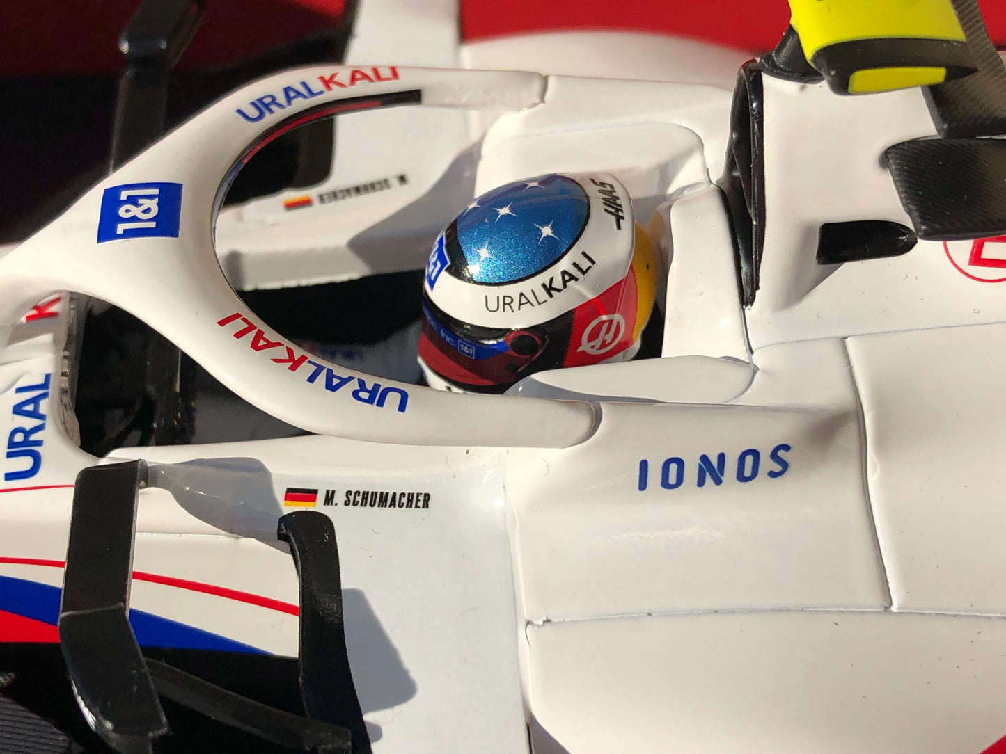 HAAS VF-21 Uralkali 1/18 - MICK SCHUMACHER SPA GP 2021 - Minichamps