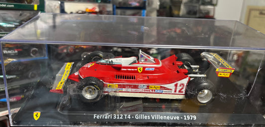 Ferrari 312 T4 - 1:24 - Gilles Villeneuve - 1979 - Die Cast