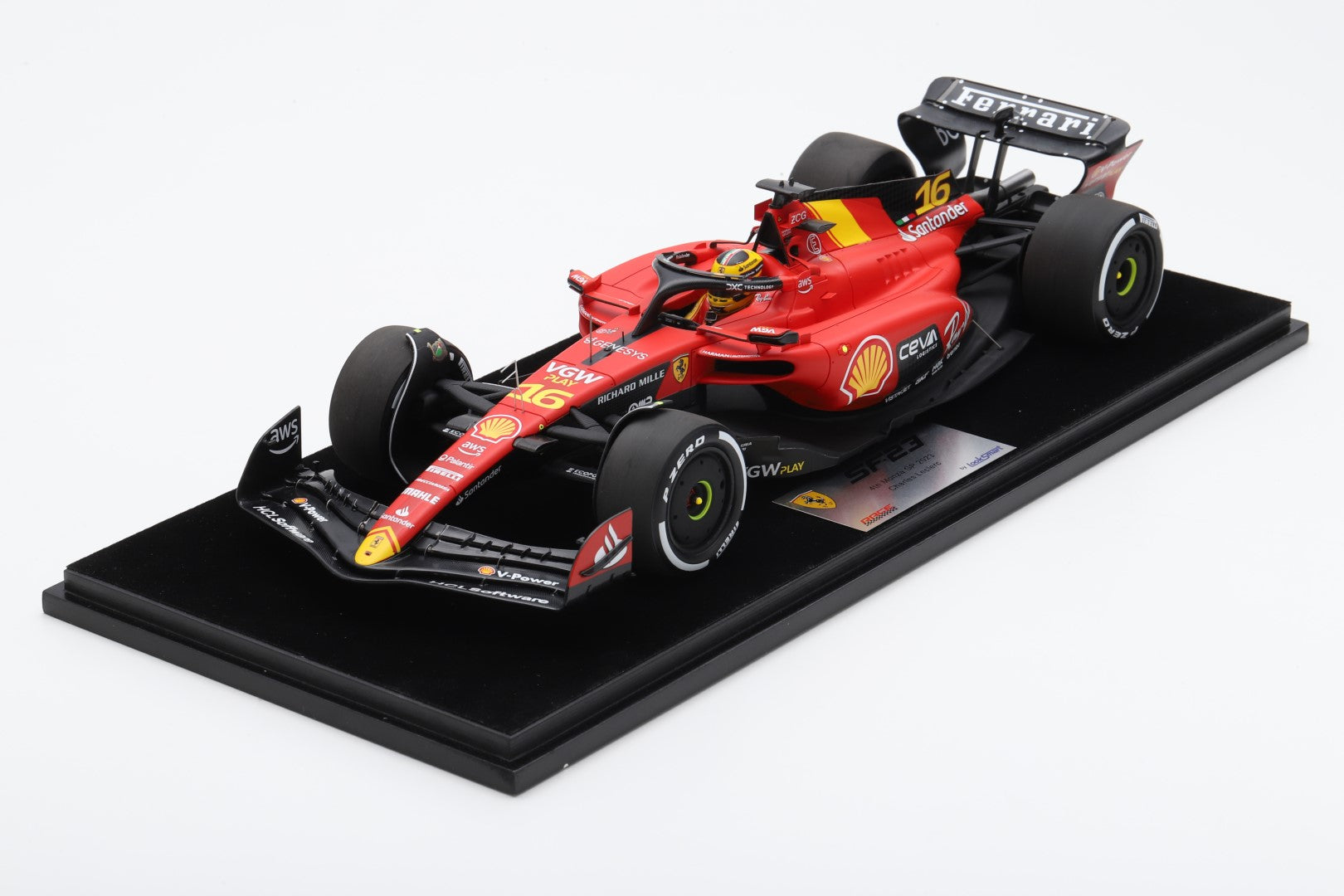 ルックスマート 1/18フェラーリSF-23イタリアGP2023#16ルクレール Ferrari - F1 SF23 n.16 (2023) 1:18 - Charles Leclerc - Monza GP