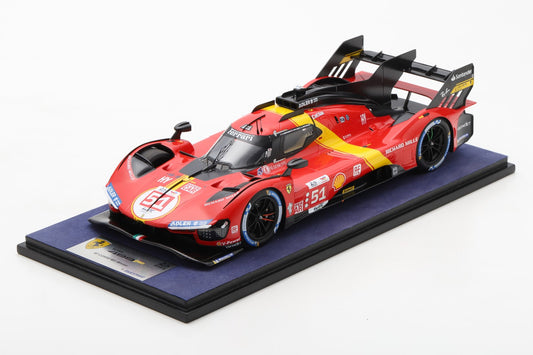 Ferrari - 499P Hypercar (2023) N*51 Winner Le Mans 1:18 - Plexi Case - Looksmart