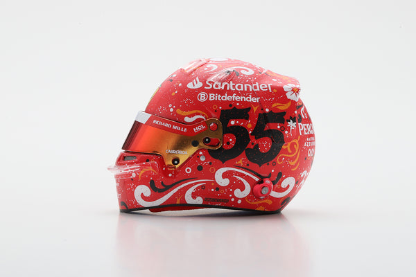 Carlos Sainz - Helmet 1:5 - 2024 - Winner Mexican GP - Looksmart