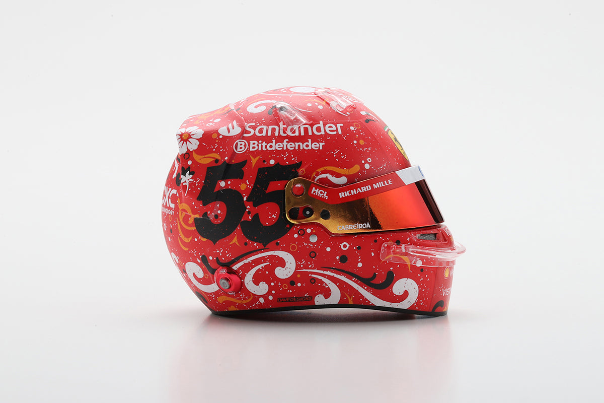 Carlos Sainz - Helmet 1:5 - 2024 - Winner Mexican GP - Looksmart