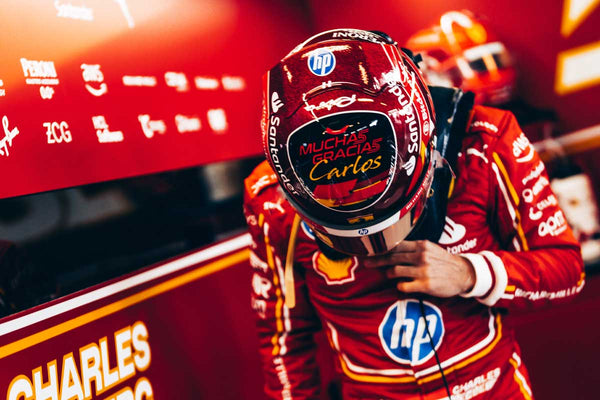 Charles Leclerc (2024) 1:5 - Helmet - Abu Dhabi GP - LSHEL017 - Looksmart