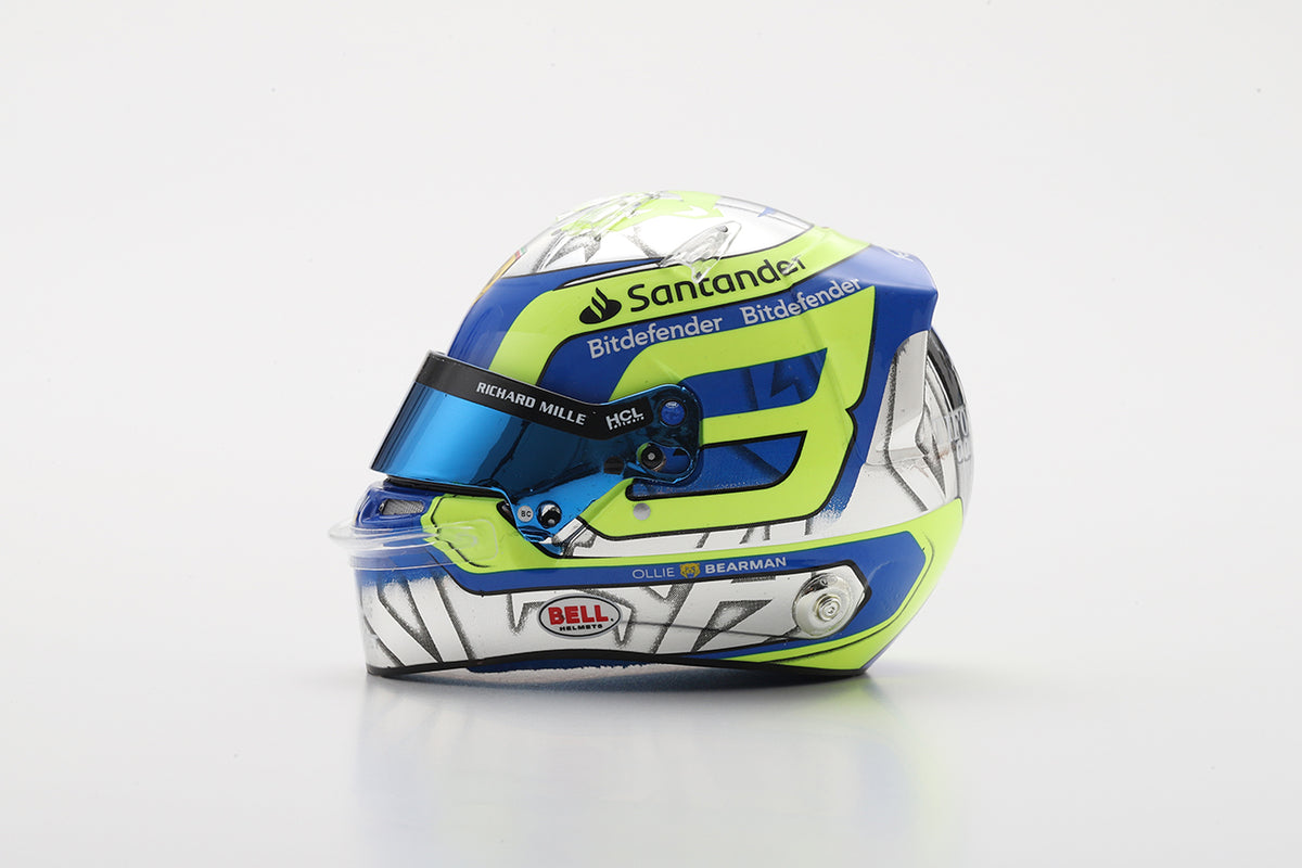 Oliver Bearman (2024) 1:5 - Helmet - Saudi Arabian GP - LSHEL019 - Looksmart