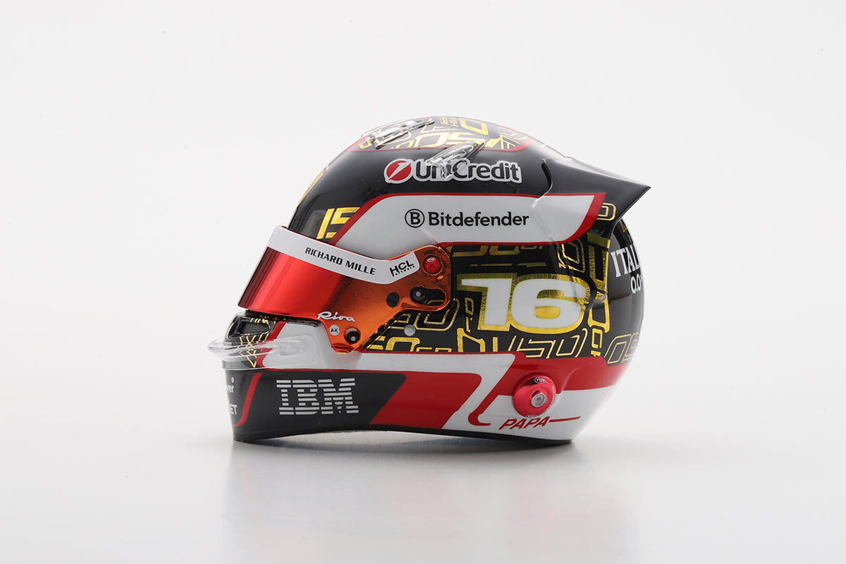Charles Leclerc (2025) 1:5 - Helmet - Abu Dhabi GP - LSHEL028 - Looksmart