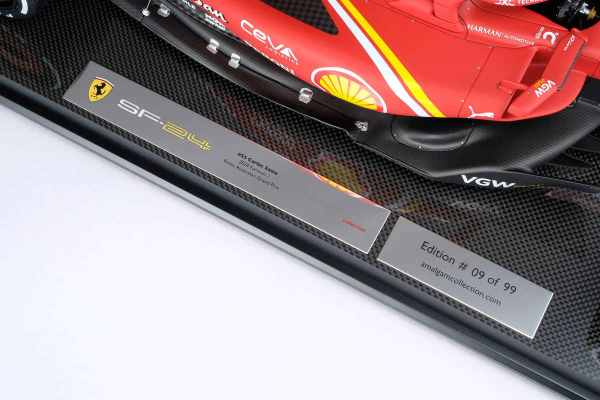 Ferrari - SF24 1:8 - Carlos Sainz Winner Australian GP 2024 - Amalgam