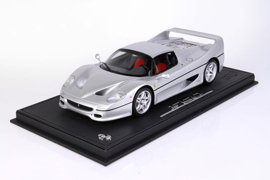 FERRARI F50 COUPE 1995 ARGENTO NURBURGRING 101/C 1:18 - BBR Models - P18189E