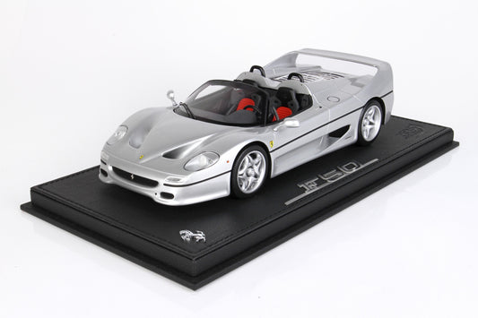 FERRARI F50 COUPE 1995 SPIDER VERSION ARGENTO NURBURGRING METALLIZZATO 1:18 - BBR Models - P18190E