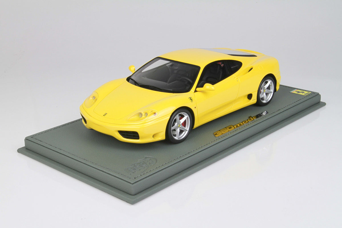 FERRARI 360 MODENA - MANUAL GEAR TRANSMISSION GIALLO MODENA 1:18 - BBR Models - P18204D