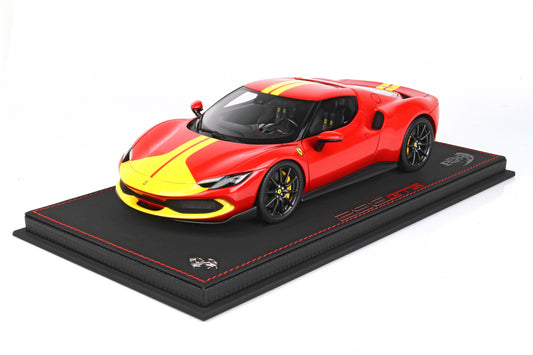 FERRARI 296 GTB ASSETTO FIORANO ROSSO CORSA 322 1:18 - BBR Models - P18211D1