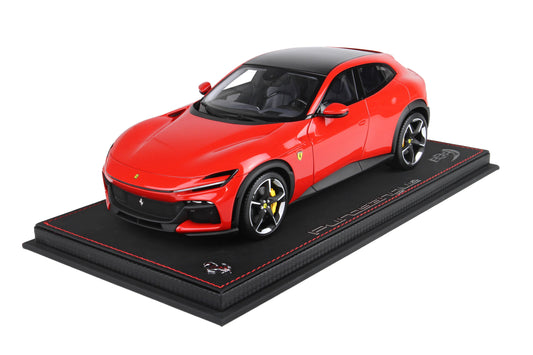 FERRARI PUROSANGUE ROSSO CORSA 322 TETTO FIBRA CARBONIO 1:18 - BBR Models - P18219BCF