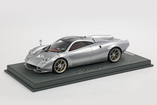 PAGANI HUAYRA CODALUNGA SEMI MATT GRIGIO MONTECARLO 1:18 - BBR Models - P18228C