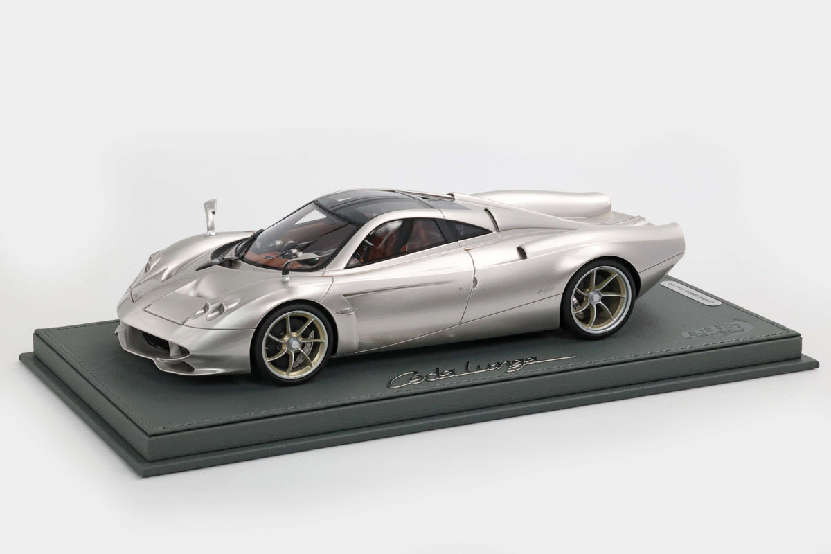 PAGANI HUAYRA CODALUNGA PORSCHE GOLD BRONZE METALLIC 1:18 - BBR Models - P18228D