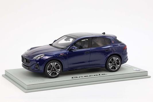 MASERATI GRECALE FOLGORE 2022 BLU INTENSO 1:18 - BBR Models - P18243B