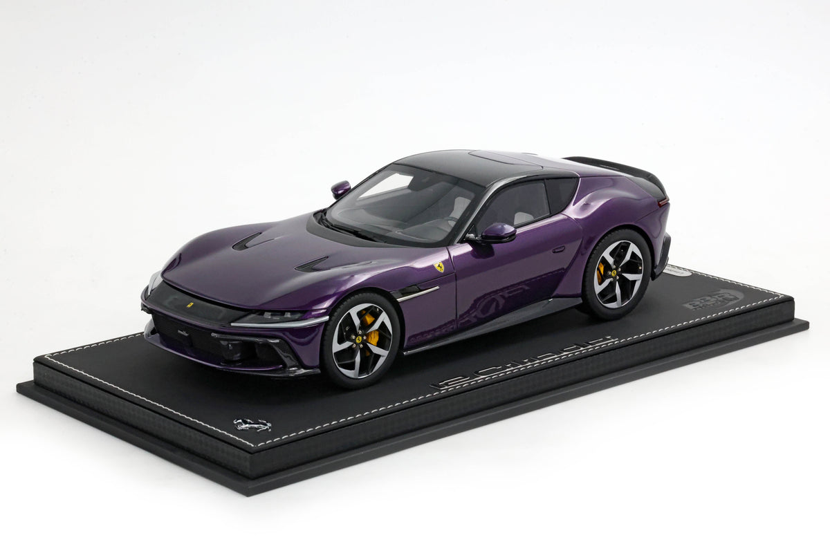 FERRARI 12CILINDRI COUPE VIOLA HONG KONG 1:18 - BBR Models - P18248HK