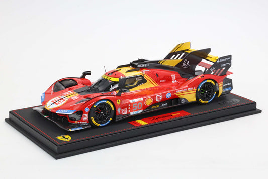FERRARI 499P CAR N. 50 - VINCITRICE LE MANS 2024 PILOTI FUOCO NIELSEN MOLINA 1:18 - BBR Models - P18252A