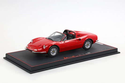 FERRARI DINO 246 GTS 1972 GENEVE SHOW 1972 ROSSO CORSA 322 1:18 - BBR Models - P18258