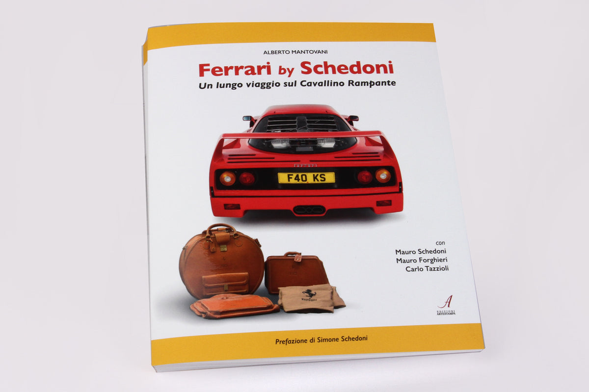 LIBRO FERRARI BY SCHEDONI VERSIONE IN ITALIANO UN LUNGO VIAGGIO SUL CAVALLINO RAMPANTE - BBR Models - SCHE01IT