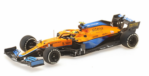 McLaren - F1 MCL35M n°4 - 1:43 (2021) L. Norris - Italy GP - Minichamps