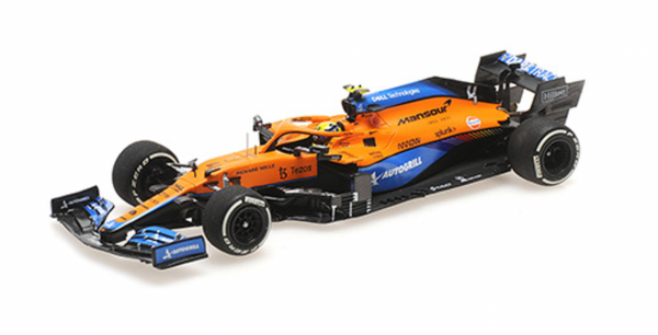 McLaren - F1 MCL35M n°4 - 1:43 (2021) L. Norris - French GP - Minichamps