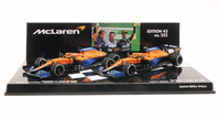 McLaren - F1  MCL35M - 2 Car Set (2021) 1:43 - 1°&2° Finish Ricciardo/Norris - Italian GP - Minichamps