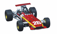 Ferrari 312 F1 - 1968 - Jacky Ickx - 1:43  - Die Cast