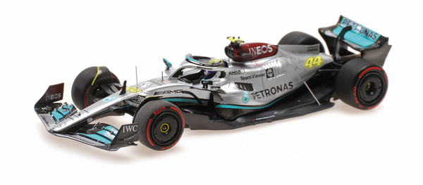 Mercedes - F1 W13 n°44 (2022) 1:43 - Lewis Hamilton - 2nd Brazilian GP - Minichamps