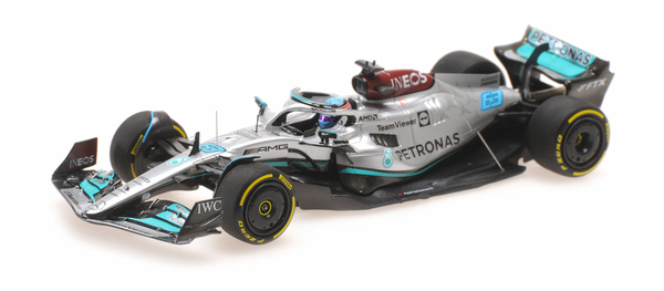 Mercedes W13 n°63 (2022) 1:43 - 3rd Hungarian GP - George Russell - Minichamps