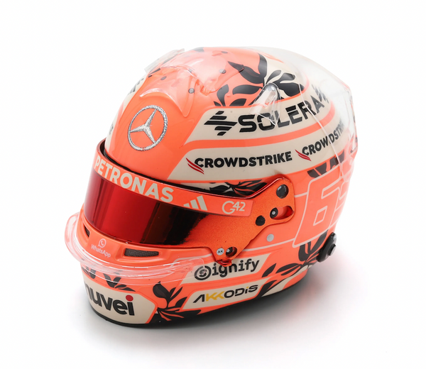 George Russell - Miami GP - 2025 - Helmet 1:5 - 5HF198 - Spark