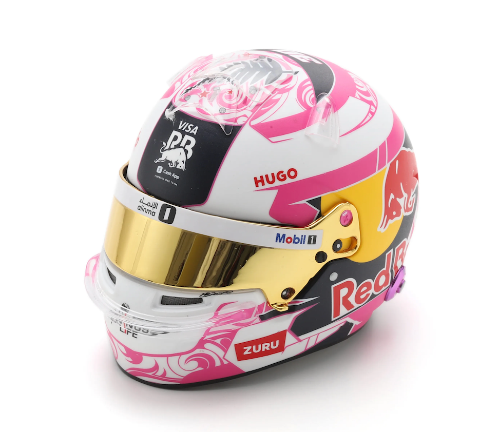 DLC プロモ　ムーラン　ペガサス Liam Lawson 2025 Racing Bulls Bell 1:2 Helmet - DRM Helmets