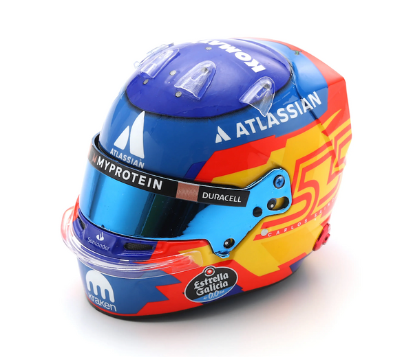 Carlos Sainz - 2025 - Helmet 1:5 - Spark