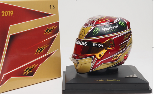 Lewis Hamilton - Helmet 1:5 2019 - Abu Dabhi GP - Spark