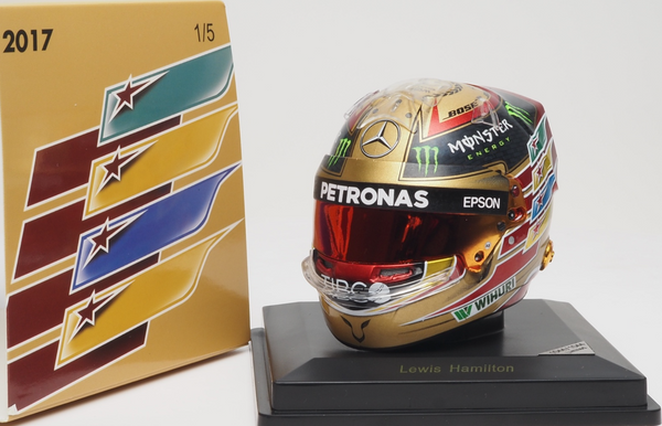 Lewis Hamilton - Helmet 1:5 2017 - Abu Dabhi GP - Spark