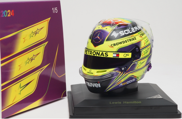 Lewis Hamilton - Helmet 1:5 (2024) - Spain GP - Spark