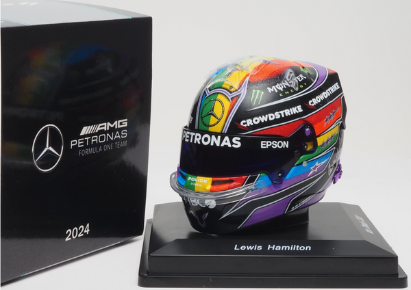 Lewis Hamilton - Helmet 1:5 2021 - Abu Dabhi GP - Spark