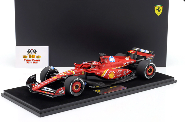 Ferrari - F1 SF-24 n°16 (2024) 1:18 - Charles Leclerc - Winner Monaco GP - Looksmart