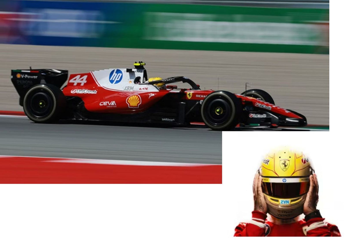Ferrari - F1 SF-26 n°44 (2026) 1:43 - Winner Barcelona-Catalunya Spain GP - Lewis Hamilton - With Driver - BBRC332C44DR - BBR