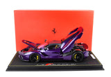 FERRARI LaFerrari Purple Dubai - 300 pcs- 1/18 - BBR MODELS
