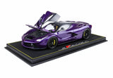 FERRARI LaFerrari Purple Dubai - 300 pcs- 1/18 - BBR MODELS
