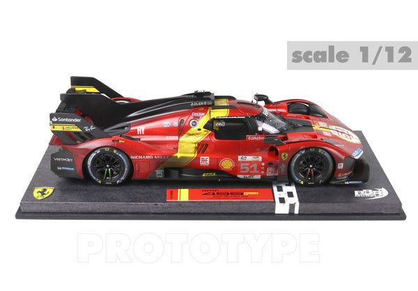 BBR 1:43 - Model sports car - Ferrari 499P HY AF Corse 24h Le Mans 2023 #50 Pole - BBRC287B BBR 1:43 - Model sports car - Ferrari 499P HY AF Corse 24h Le Mans 2023 #50 Pole - BBRC287B