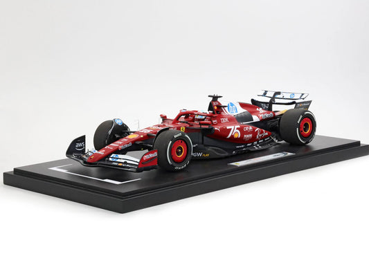Ferrari SF25 n° 16 (2025) 1:12 - Charles Leclerc - 2nd Monaco GP - Livery For 75 Years With Shell - Polyfoam - BBR