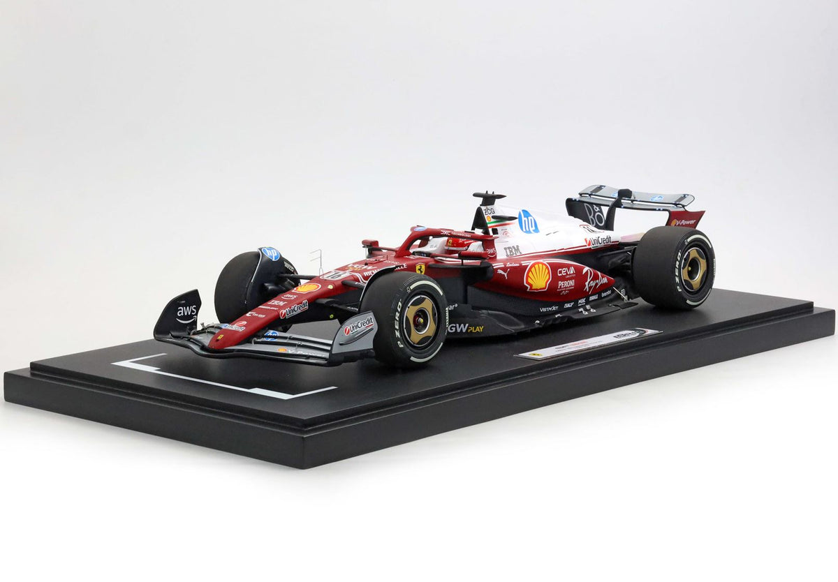 Ferrari - F1 SF-25 n°16 (2025) 1:12 - Monza GP - Charles Leclerc - Monza Livery for 50 years Lauda World Champion - LUXURY PACK - P18267D16DIE - BBR