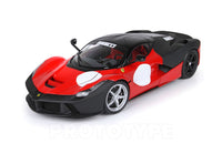 Ferrari - LaFerrari Test (2012) 1:18 - Rosso Corsa 322 & Nero Opaco - Openable - With Showcase - Exclusive BBR