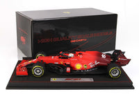 Ferrari SF21 1:18 - Limited Edition 91 pcs - Fabric Case - CHARLES LECLERC - GP Emilia Romagna 2021 - BBR