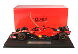 Ferrari SF-23 Bahrain GP 2023  (With Showcase) 1:18 - CHARLES LECLERC - BBR