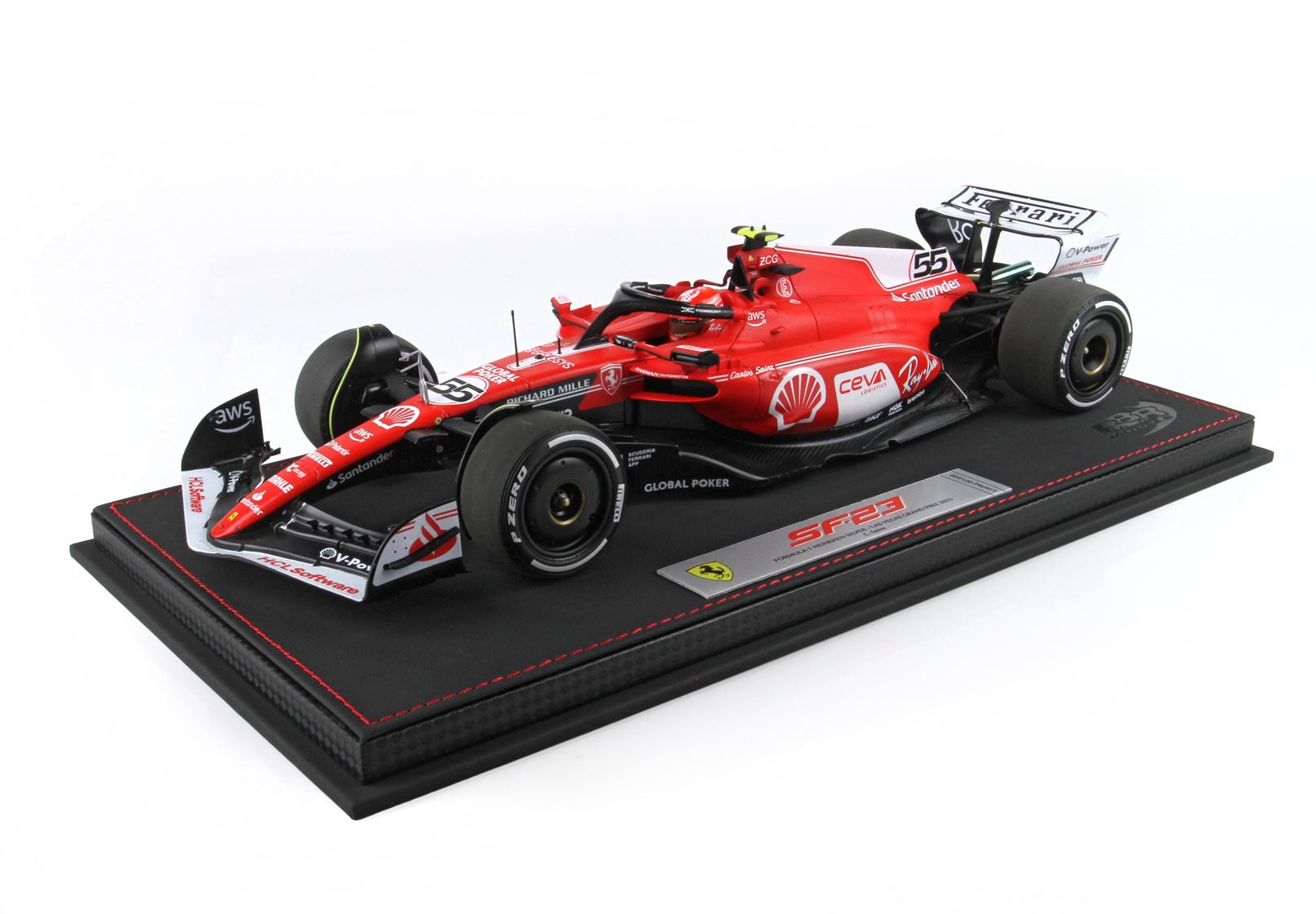 Ferrari SF23 n.55 (2023) 1:18 - Las Vegas GP - Carlos Sainz - Showcase BBR
